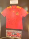 A Spain 2010 World Cup football jersey in Senwes Park, Potchefstroom, November 3, 2011 A Spain 2010 World Cup football jersey in Senwes Park, Potchefstroom, November 3, 2011