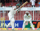 Taufeeq Umar plays straight, Pakistan v Sri Lanka, 3rd Test, Sharjah, 5th day, November 7, 2011