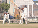 Ravi Inder Singh hits the winning runs against Orissa, Tamil Nadu v Haryana, Ranji Trophy Elite 2011-12, Chennai, November 12, 2011
