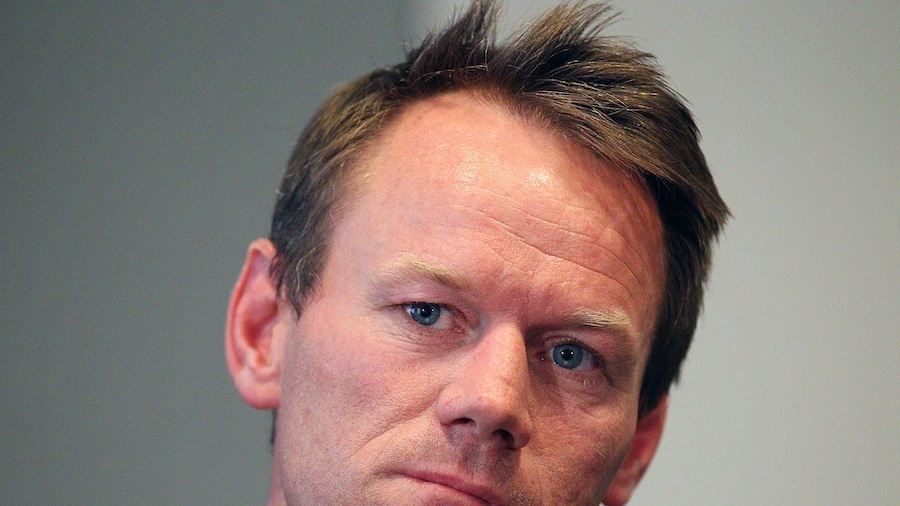 Pat Howard, Australia's team performance manager, at a press conference Pat Howard, Australia's team performance manager, at a press conference