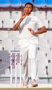 Sanjay Bangar gets ready to bowl, Punjab v Railways, Ranji Trophy Elite League, 4th round, Mohali, November 29, 2011