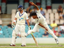 Umesh Yadav in his delivery stride, Cricket Australia Chairman's XI v Indians, Canberra, 3rd day, December 21, 2011