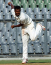 Ankeet Chavan took four wickets on the final day, Mumbai v Punjab, Ranji Trophy Elite, Mumbai, 4th day, December 24, 2011