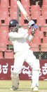 Nitin Saini scored a brisk half-century, Karnataka v Haryana, Ranji Trophy quarter-final, 3rd day, Bangalore, January 4, 2012