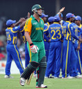 Jacques Kallis walks off after being dismissed, South Africa v Sri Lanka, 2nd ODI, East London, January 14, 2012