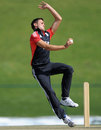 Nathan Buck in his delivery stride, England XI v England Lions, Abu Dhabi, February 10, 2012