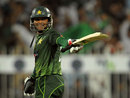 Imran Farhat brings up his fifty, Afghanistan v Pakistan, one-off ODI, Sharjah, February 10, 2012
