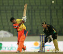 Anamul Haque smashes one to the leg side, Dhaka Gladiators v Sylhet Royals, BPL 2012, Mirpur, February 12, 2012