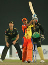Anamul Haque hits down the ground, Dhaka Gladiators v Sylhet Royals, BPL 2012, Mirpur, February 12, 2012