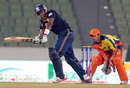 Kieron Pollard made an unbeaten 50 for Dhaka Gladiators, Chittagong Kings v Dhaka Gladiators, Bangladesh Premier League, Mirpur, February 13, 2012
