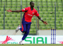 Kevon Cooper celebrates a wicket, Chittagong Kings v Sylhet Royals, Bangladesh Premier League, Mirpur, February 16, 2012