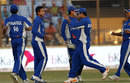 Shakib Al Hasan celebrates Khulna's last-ball win, Khulna Royal Bengals v Sylhet Royals, BPL, Chittagong, February 18, 2012