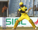 Marlon Samuels cuts on his way to a half-century, Barisal Burners v Duronto Rajshahi, BPL, Chittagong, February 20, 2012