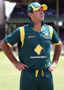 Ricky Ponting before the start of the match, Australia v Sri Lanka, CB Series, Sydney, February 17, 2012