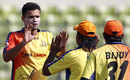 Mashrafe Mortraza and his Dhaka team-mates celebrate a strike, Barisal Burners v Dhaka Gladiators, BPL, Mirpur, February 25, 2012
