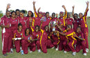 West Indies women celebrate their 2-1 series win over India, West Indies v India, 3rd women's ODI, St Kitts, March 4, 2012