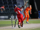 Tim van der Gugten took 4 for 22 in Netherlands' victory, Bermuda v Netherlands, ICC World Twenty20 Qualifier, Abu Dhabi, March 15, 2012