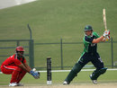 Gary Wilson cuts on his way to a half-century, Italy v Scotland, ICC World Twenty20 Qualifier, Dubai, March 19, 2012