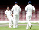 Mudassar Bukhari is pumped up after a wicket, Afghanistan v Netherlands, Intercontinental Cup, Sharjah, 1st day, April 2, 2012