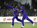 Kevon Cooper starred with the ball for Rajasthan Royals, Rajasthan Royals v Kings XI Punjab, IPL, Jaipur, April 6, 2012