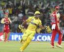 Ravindra Jadeja celebrates Chennai Super Kings' win, Chennai Super Kings v Royal Challengers Bangalore, IPL, Chennai, April 12, 2012