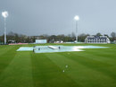 Rain delay at Canterbury, Kent v Gloucestershire, Canterbury, 1st day, April 19, 2012