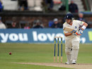 Ian Bell made 18 on another tricky batting day, Lancashire v Warwickshire, County Championship, Division One, Aigburth, April 20, 2012
