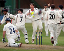Simon Kerrigan struck late to remove Jim Troughton, Lancashire v Warwickshire, County Championship, Division One, Aigburth, April 20, 2012