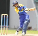 Dilani Manodara plays a shot, Sri Lanka Women's tour of West Indies, 2012, Barbados, April 25, 2012