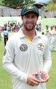 Matthew Wade was named Man of the Match, West Indies v Australia, 3rd Test, Roseau, 5th day, April 27, 2012