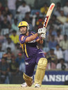 Debabrata Das lofts over the off side, Chennai Super Kings v Kolkata Knight Riders, IPL 2012, Chennai, April 30, 2012