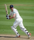 Ollie Rayner bats on the way to his maiden Championship hundred, Nottinghamshire v Middlesex, County Championship, Division One, 3rd day, Trent Bridge, May 11, 2012