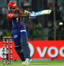 Mahela Jayawardene plays a pull shot , Delhi Daredevils v Kings XI Punjab, IPL 2012, Delhi, May 15, 2012