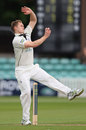 Gareth Andrew bowls on his first Championship appearance of the season, Worcestershire v Sussex, County Championship, Division One, 1st day, New Road, May 16, 2012