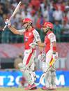 Adam Gilchrist celebrates his half-century, Kings XI Punjab v Chennai Super Kings, IPL 2012, Dharamsala, May 17, 2012
