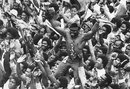 Joy unconfined at the victory, England v West Indies,Lord's, August 27, 1973