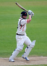 Karl Brown hit 45 before being caught behind, Warwickshire v Lancashire, County Championship, Division One, 3rd day, Edgbaston, May 18, 2012
