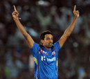 Dhawal Kulkarni took 3 for 18 in his first game of the season, Rajasthan Royals v Mumbai Indians, IPL, Jaipur, May 20, 2012