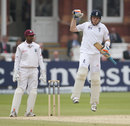 Ian Bell punches the air as England win by five wickets, England v West Indies, 1st Test, Lord's, 5th day, May 21, 2012