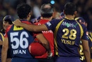 The Pathan brothers, Irfan and Yusuf, Delhi Daredevils v Kolkata Knight Riders, 1st qualifier, IPL 2012, Pune, May 22, 2012