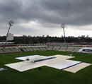 It was another damp scene on the final morning at Edgbaston, England v West Indies, 3rd Test, Edgbaston, 5th day, June 11, 2012