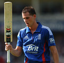 Alex Hales leaves the field after making 99, England v West Indies, T20I, Trent Bridge, June, 24, 2012