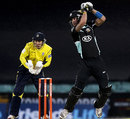 Kevin Pietersen cracked his first ball to cover on return to county cricket, Surrey v Hampshire, FLt20 South Group, The Oval, July 2, 2012