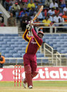 Chris Gayle hits Jacob Oram for six, West Indies v New Zealand, 1st ODI, Kingston, July 5, 2012