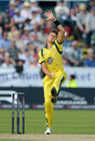 James Pattinson took 0 for 46 in his first match in England, England v Australia, 4th ODI, Chester-le-Street, July 7, 2012