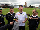 The South Africa squad addressed the media at Taunton, Somerset v South Africans, Tour match, Taunton, 2nd day, July 10, 2012