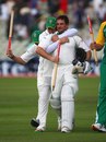 Mark Boucher was not out on 45 leading South Africa to their first series victory in England since 1965, England v South Africa, 3rd Test, Edgbaston, August 2, 2008