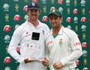 Mark Boucher and Graeme Swann with their awards, South Africa v England, 4th Test, Johannesburg, South Africa, January 17, 2010