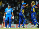 Rohit Sharma was dismissed for a first ball-duck by Lasith Malinga, Sri Lanka v India, 3rd ODI, Colombo, July 28, 2012