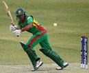 Anamul Haque plays a shot towards the leg-side, South Africa v Bangladesh, Group D, ICC Under-19 World Cup 2012, Brisbane, August 12, 2012